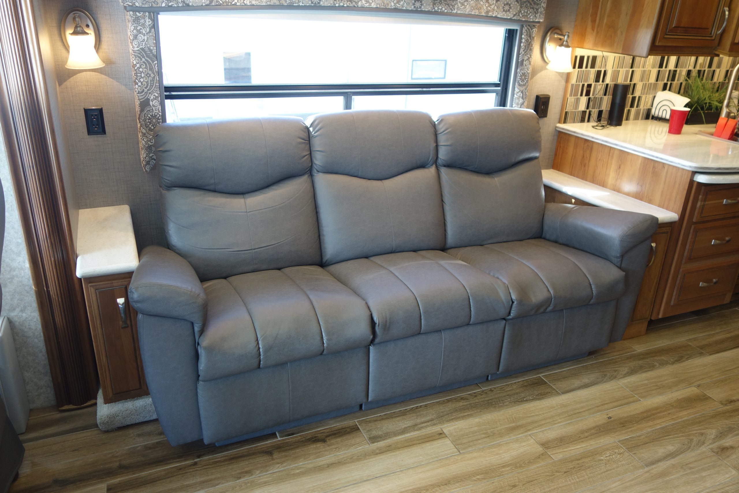 DSC06494 Custom skinny side table on both sides of a couch